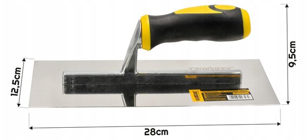 CROWNMAN Hladká omietacia stierka 280X125mm
