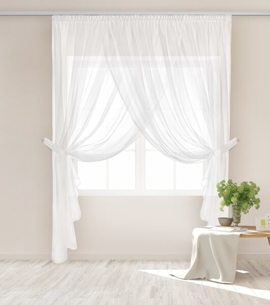 Záclona EMPORIO biela Rozmer: 400x150 cm