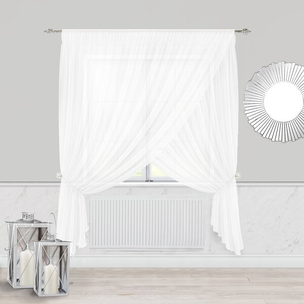 Záclona EMPORIO biela Rozmer: 400x150 cm