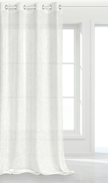 Záclona s krúžkami FROST biela 140x250 cm