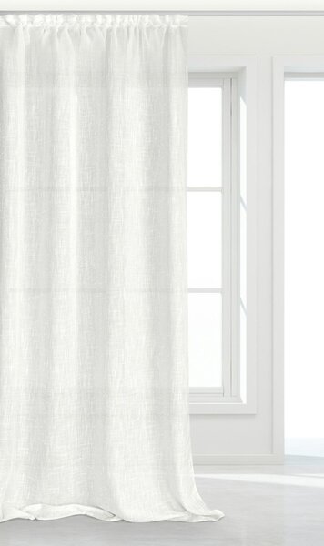 Záclona FROST s riasiacou páskou biela Rozmer: 140x270 cm