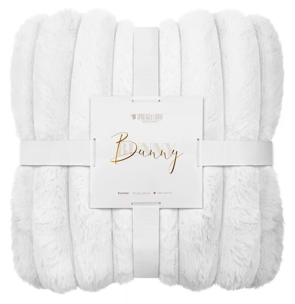 Deka BUNNY biela Rozmer: 150x200 cm