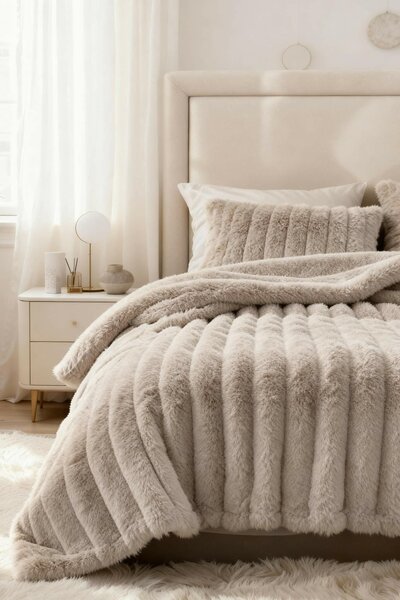 Deka BUNNY taupe Rozmer: 150x200 cm
