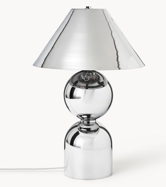 Veľká stolová lampa zo zrkadlového skla's nastaviteľným tienidlom Danielle