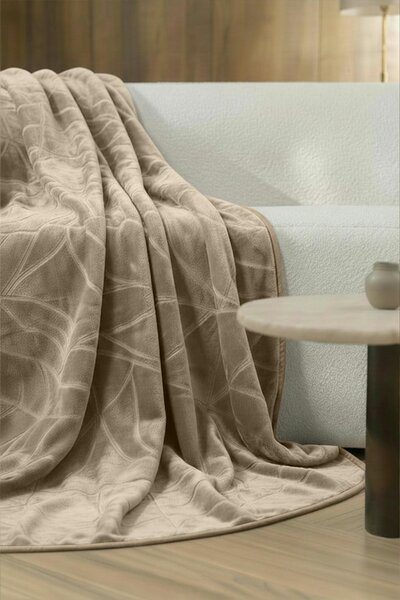 Deka LIV RAZENÝ taupe Rozmer: 200x220 cm