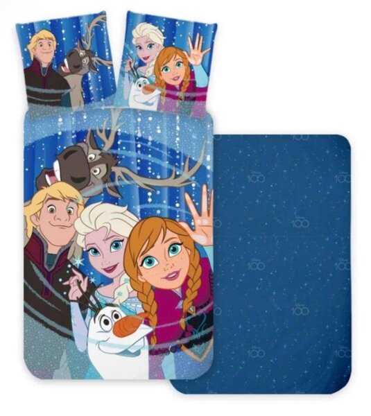Obliečky Disney Frozen do postieľky 135x100cm+40x60cm Setino