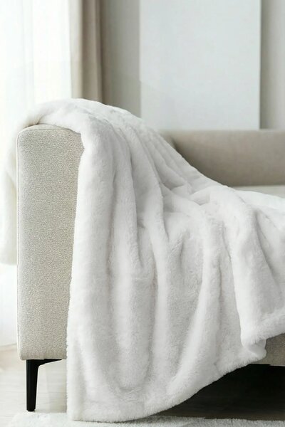 Deka RABBIT biela Rozmer: 150x200 cm