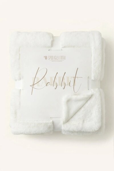 Deka RABBIT biela Rozmer: 150x200 cm