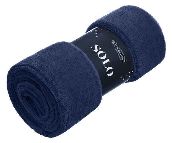 Deka SOLO tmavomodrá Rozmer: 130x170 cm
