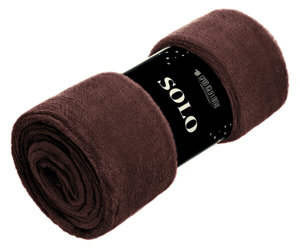 Deka SOLO hnedá Rozmer: 130x170 cm