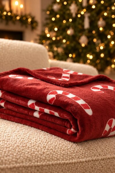 Vianočná deka XMASS CANDIES Rozmer: 150x200 cm