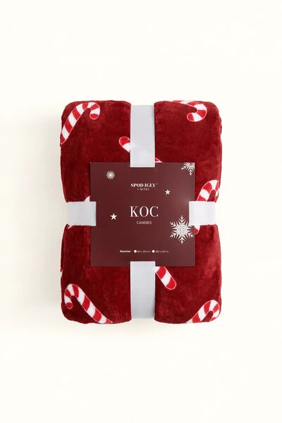 Vianočná deka XMASS CANDIES Rozmer: 150x200 cm