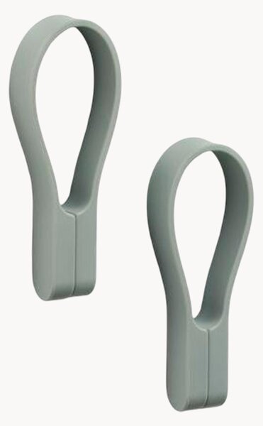 Silikónové magnetické držiaky na uteráky Loop, 2 ks