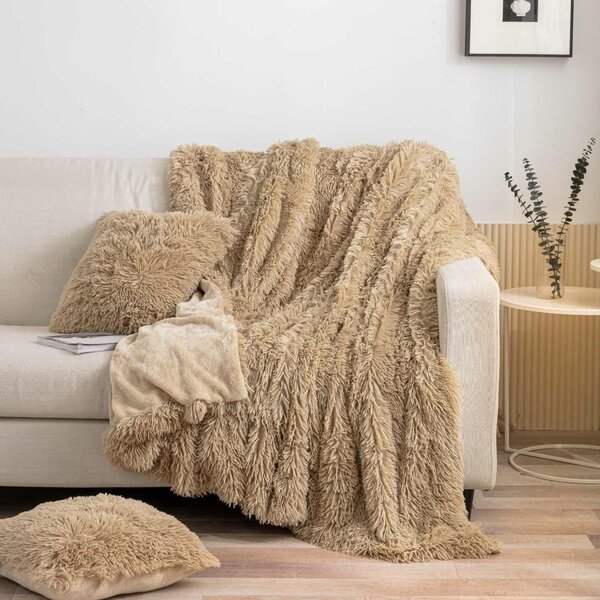 Deka YETI béžová Rozmer: 200x220 cm