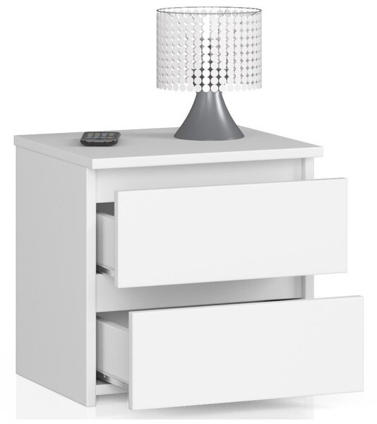 Nočný stolík CL2 40 cm - biela