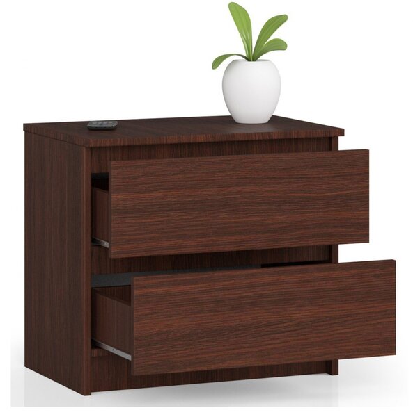 Nočný stolík K60 2S - wenge