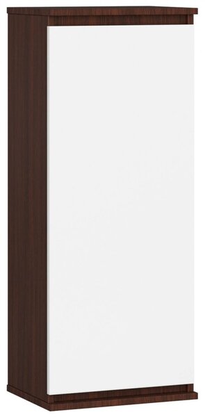 Nástenná vitrínka CLP W40 - wenge/biela