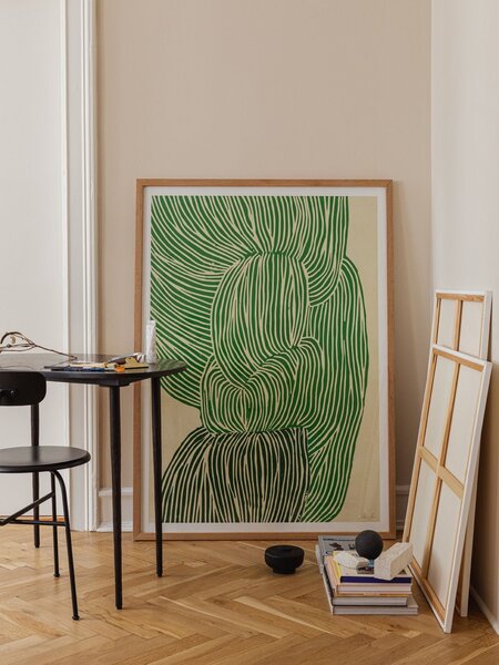 Autorský mini plagát Green Ocean by Rebecca Hein A5