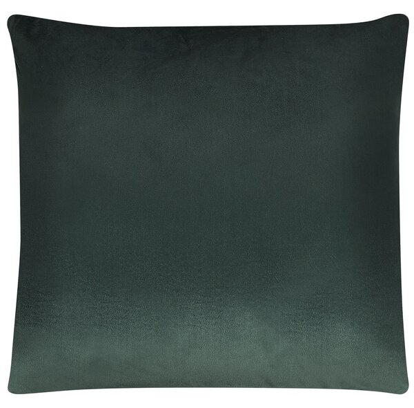 Sada 2 dekoratívnych vankúšov zelená zlatá zamat 45 x 45 cm geometrický vzor štvorcový tvar snímateľné poťahy glamour štýl doplnky