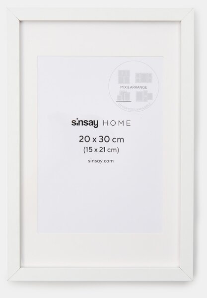 Sinsay - Fotorámik - biela