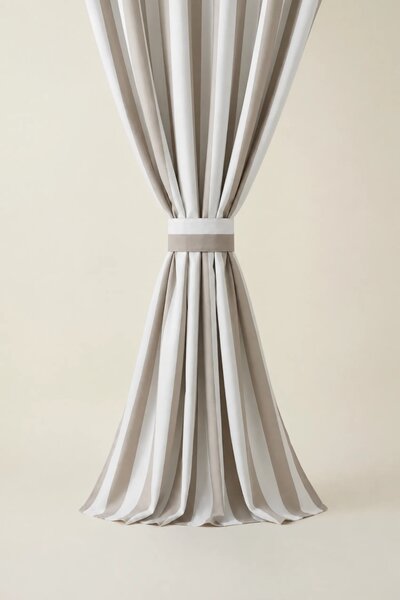 Šatka STRIPES béžová 8x140 cm