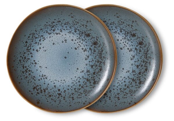 Keramický tanier 70's Mineral Ø 22 cm – sada 2 ks