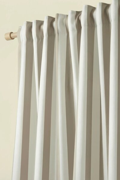 Záves TARAS STRIPES béžový 140x220 cm