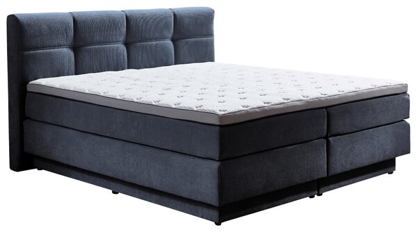 BOXSPRINGOVÁ POSTEĽ, 180/200 cm, modrá Esposa - Postele