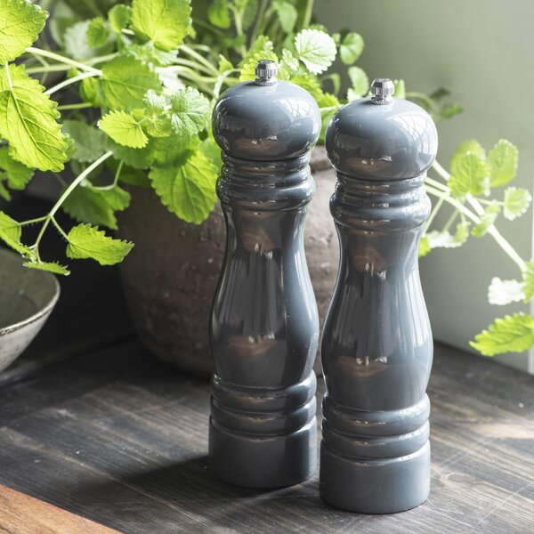 Mlynček na korenie alebo soľ Dark Grey Soľ