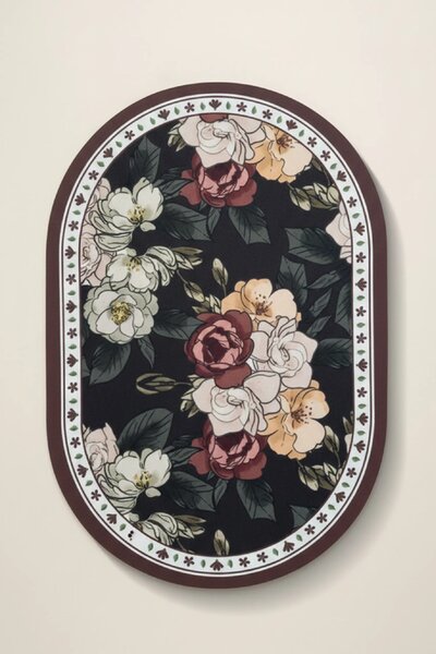Dekoratívna predložka FLORAL DARK viacfarebná 50x80 cm