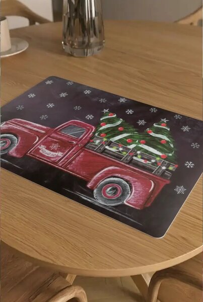 Vianočné prestieranie CHRISTMAS CAR 28x43 cm