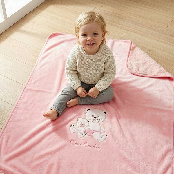 Dekorstudio Detská deka BABY3 Pierre Cardin 80 x 110 cm – ružová