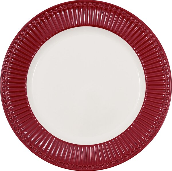 Obedový tanier Alice Claret Red