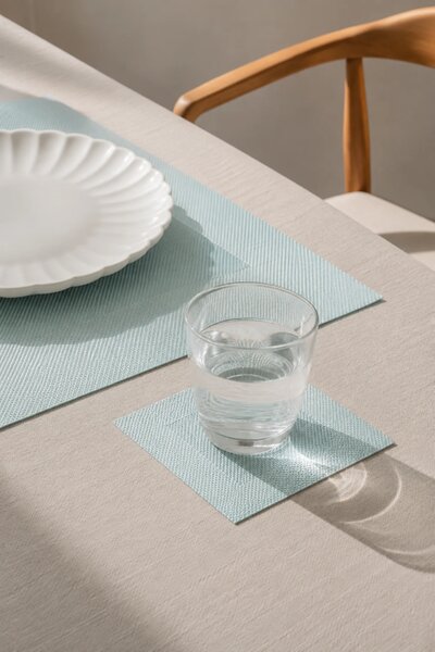 Dekoračné prestieranie LATTE tyrkysové Rozmer: 10x10 cm