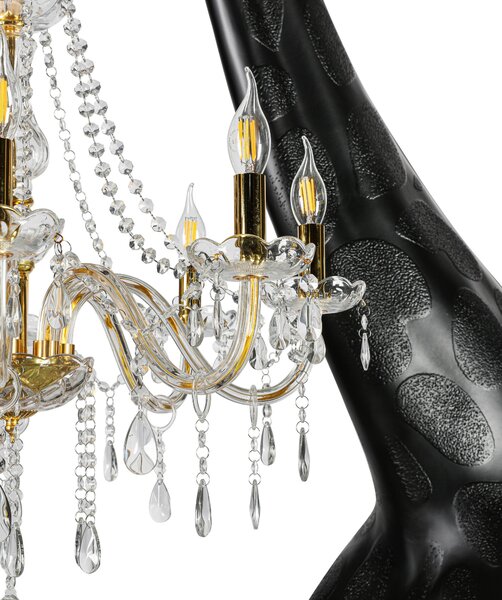 STOJACIA LAMPA, 186/75/260 cm Glandor - Interiérové svietidlá