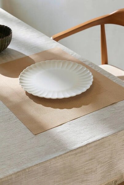 Dekoračné prestieranie LATTE svetlohnedé Rozmer: 10x10 cm