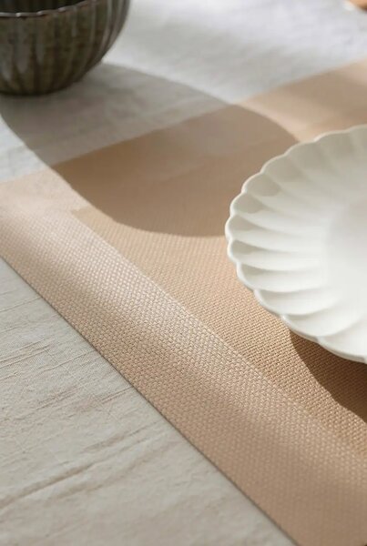 Dekoračné prestieranie LATTE svetlohnedé Rozmer: 10x10 cm