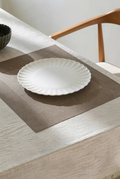 Dekoračné prestieranie LATTE tmavohnedé Rozmer: 10x10 cm