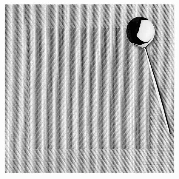 Dekoračné prestieranie LATTE strieborné Rozmer: 10x10 cm