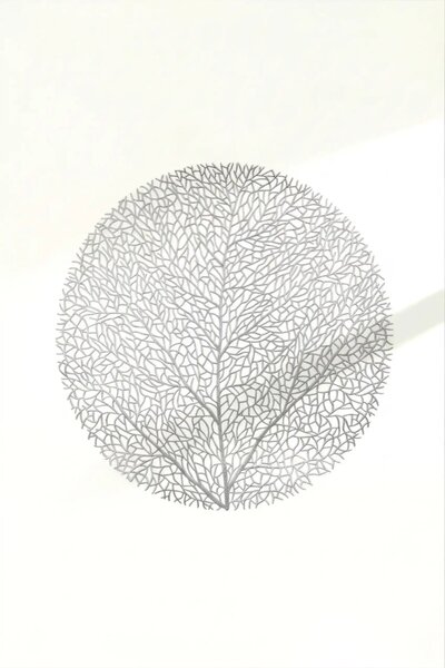 Dekoratívne prestieranie LEAF strieborné 38x38 cm