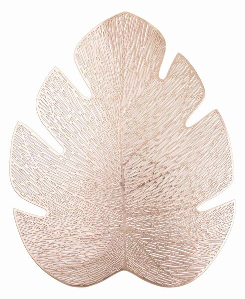 Dekoratívne prestieranie MONSTERA rose gold 44x36 cm