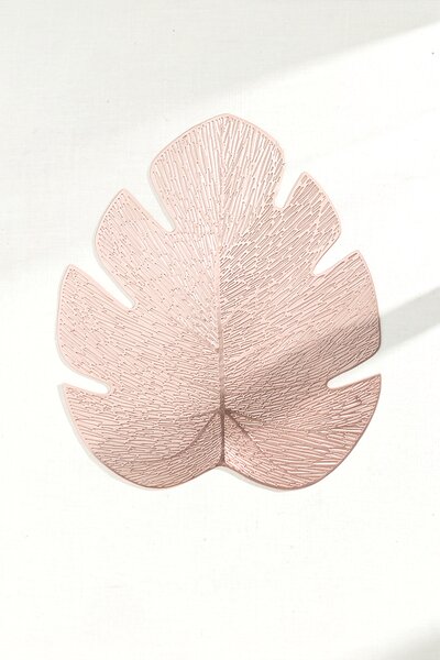 Dekoratívne prestieranie MONSTERA rose gold 44x36 cm