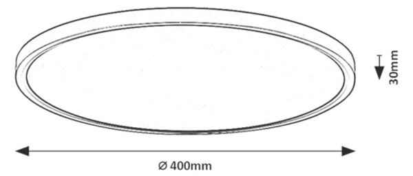 Rabalux LAUTREC LED vonkajšie stropné svietidlo 75083