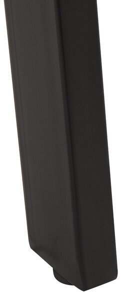 Jedálenský stôl svetlé drevo čierna MDF železo 140/180 x 90 cm pre 6 osôb rozkladací moderný tradičný štýl kuchyňa jedáleň