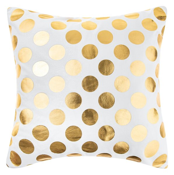 Obliečka na vankúš DOTS zlatá 45x45 cm