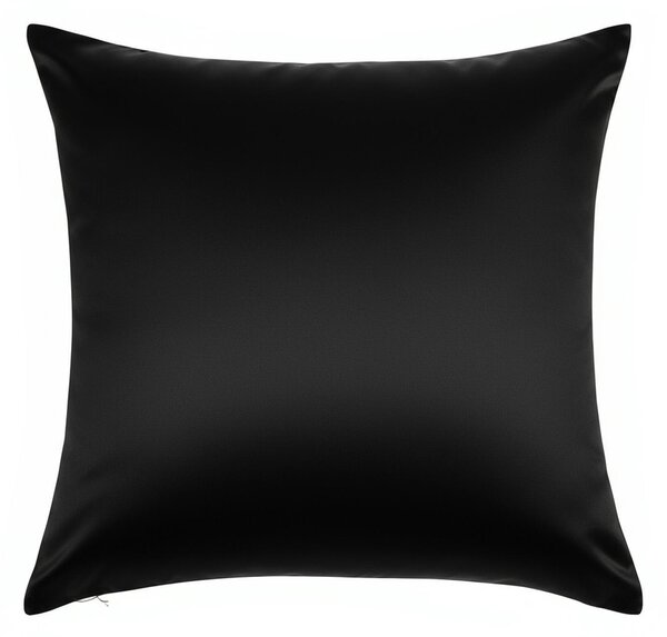 Hodvábna obliečka na vankúš čierna Rozmer: 50x60 cm