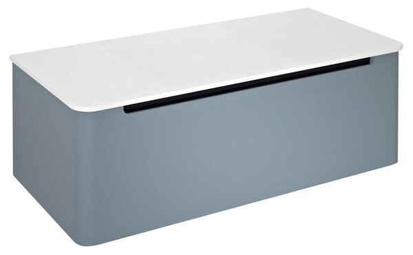 Sapho Sapho, KERALA umývadlová skrinka 100x35x47,5cm, 1x zásuvka, siena/modrá, KR100-4242