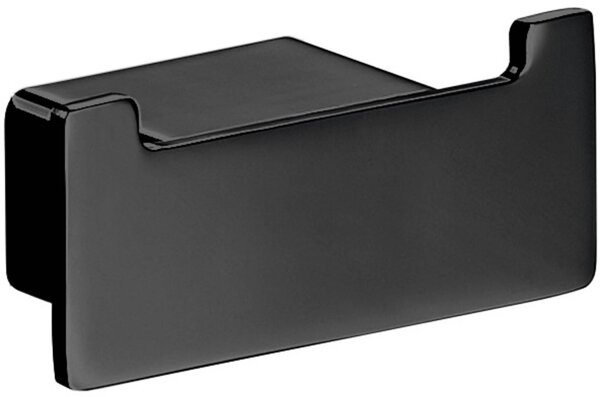 EMCO loft dvojitý háčik, 70, 30, 33 mm, čierny, 1 ks