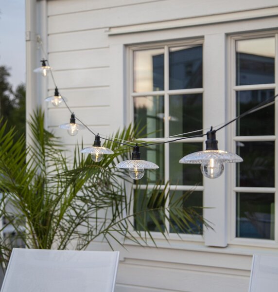 Vonkajšia svetelná reťaz LED Glassy Light 3,5 m
