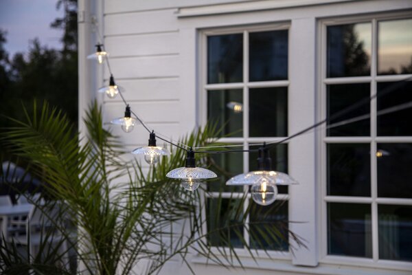 Vonkajšia svetelná reťaz LED Glassy Light 3,5 m